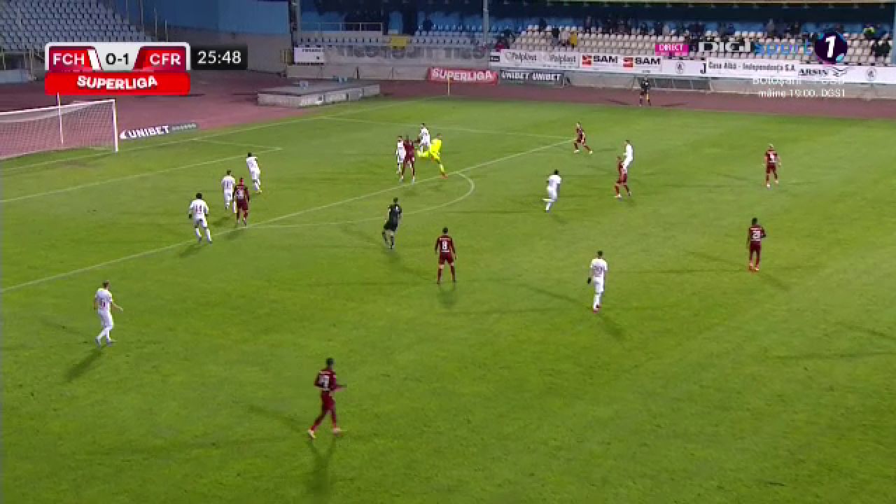 Ce a vrut Letica să facă aici? Eroare gravă în poarta lui Hermannstadt în meciul cu CFR Cluj_14