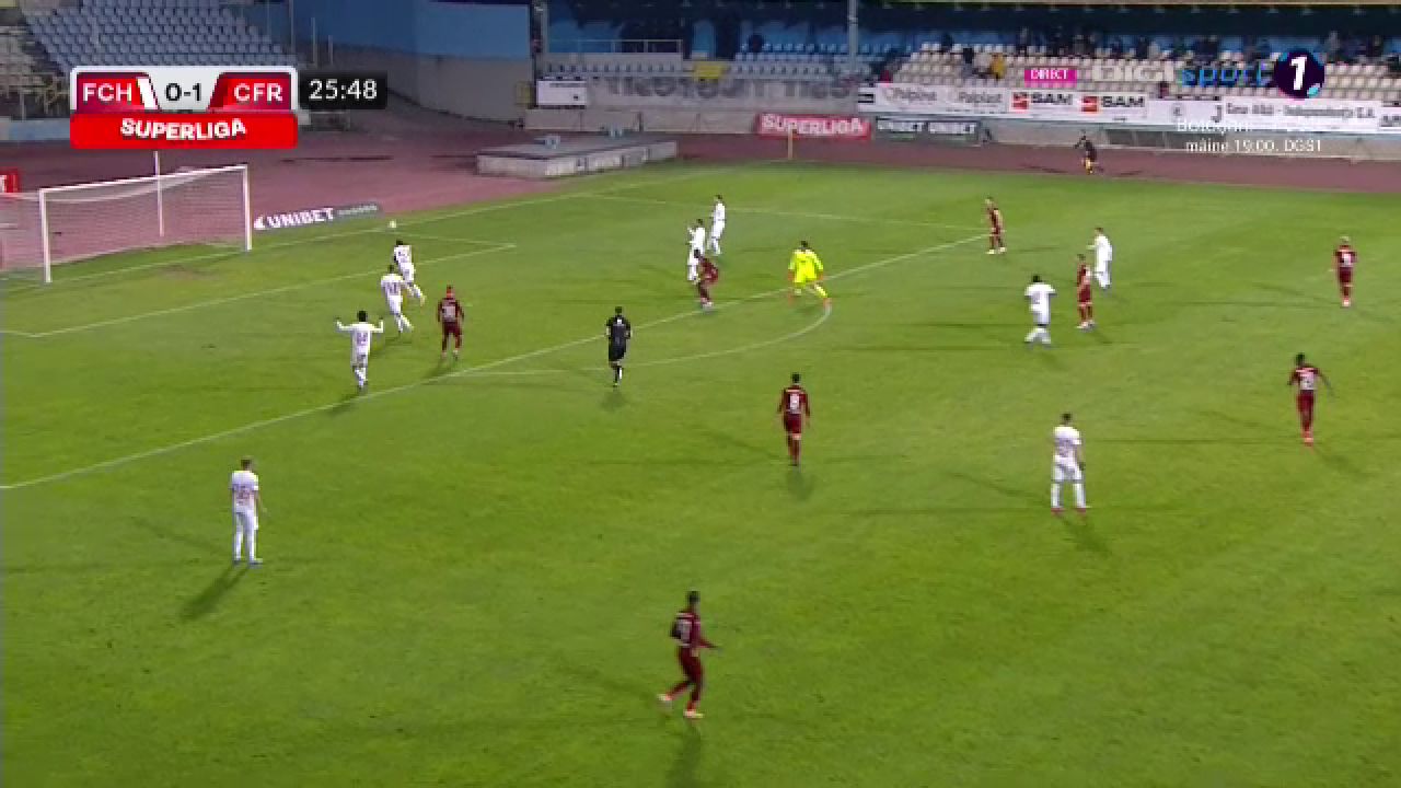 Ce a vrut Letica să facă aici? Eroare gravă în poarta lui Hermannstadt în meciul cu CFR Cluj_15