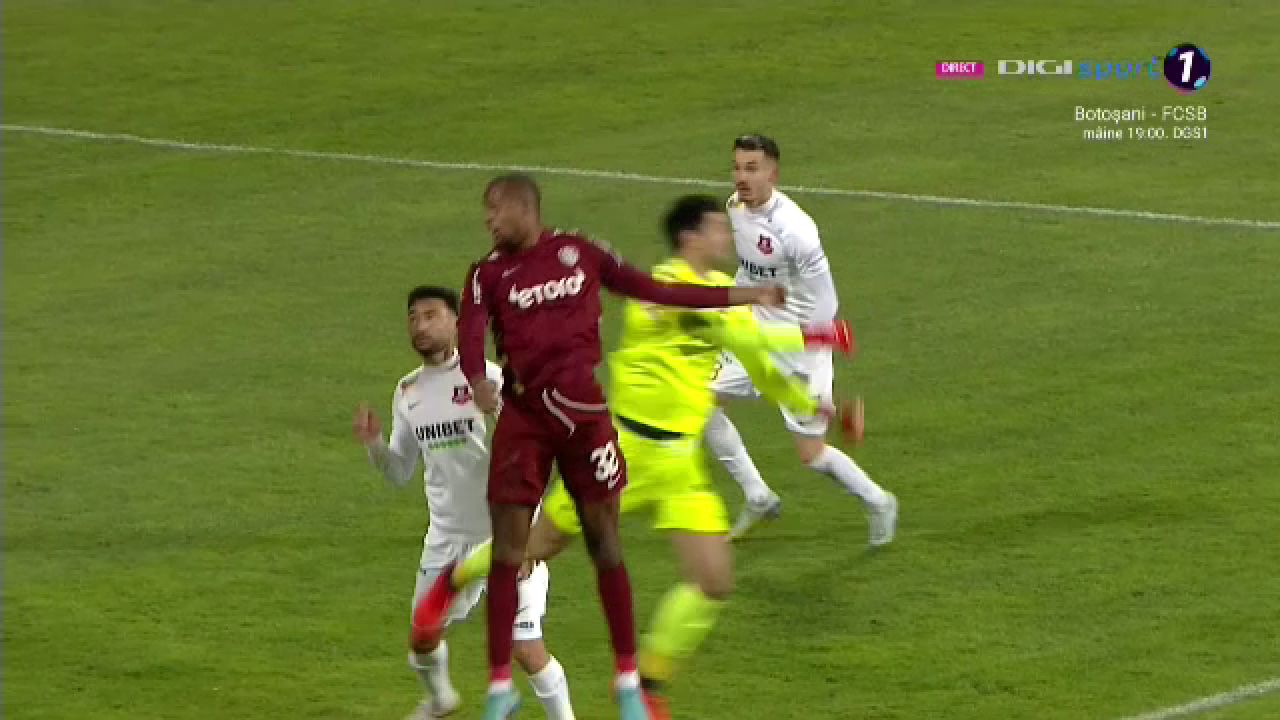 Ce a vrut Letica să facă aici? Eroare gravă în poarta lui Hermannstadt în meciul cu CFR Cluj_45