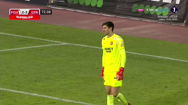Ce a vrut Letica să facă aici? Eroare gravă în poarta lui Hermannstadt în meciul cu CFR Cluj_58