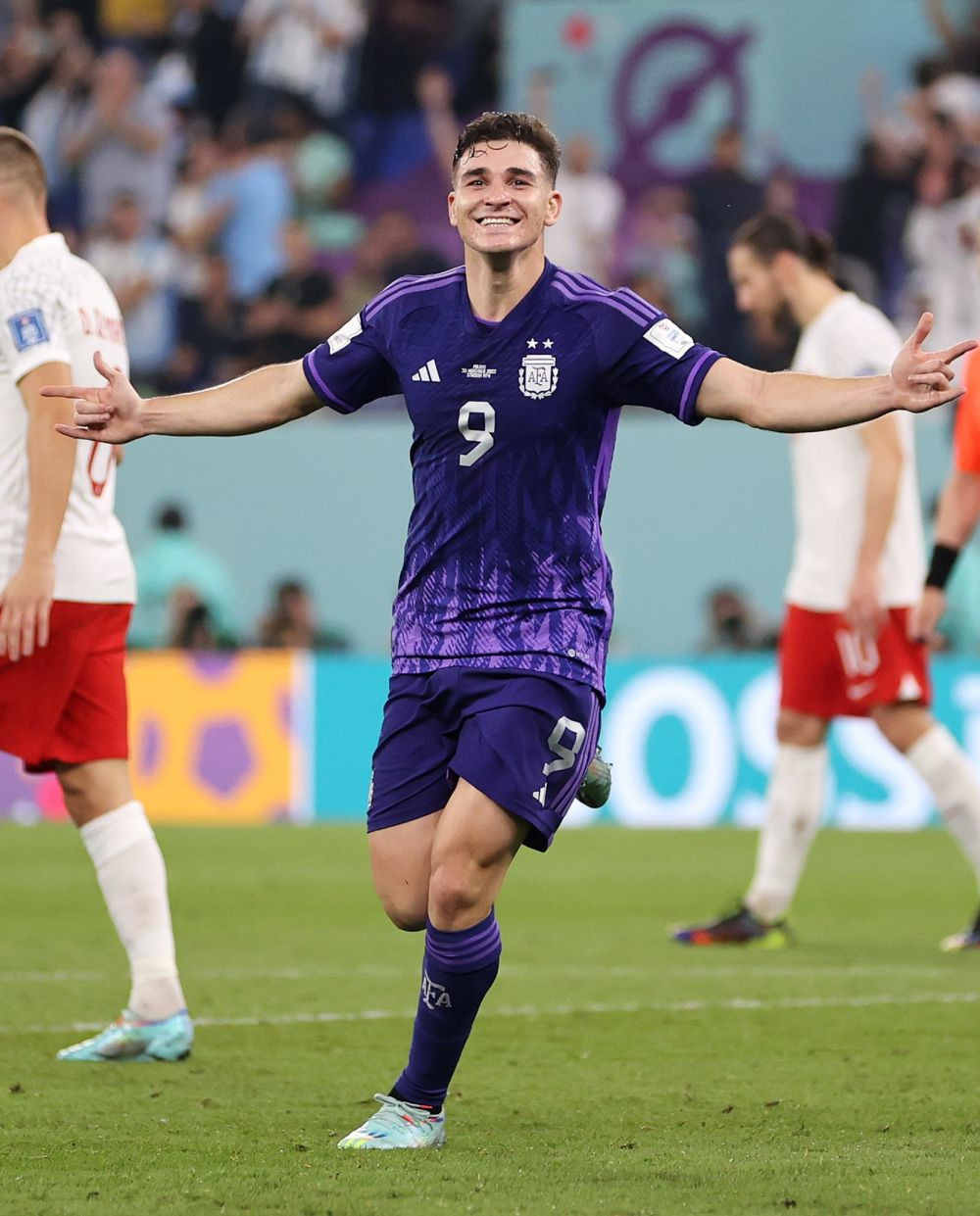 Reacția lui Lionel Messi după calificarea Argentinei în optimile Cupei Mondiale: 