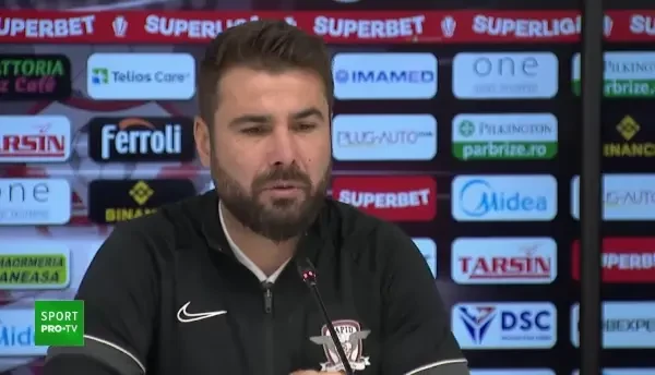 Conferința lui Adrian Mutu &icirc;nainte de FC Argeș - Rapid (02/12/2022)