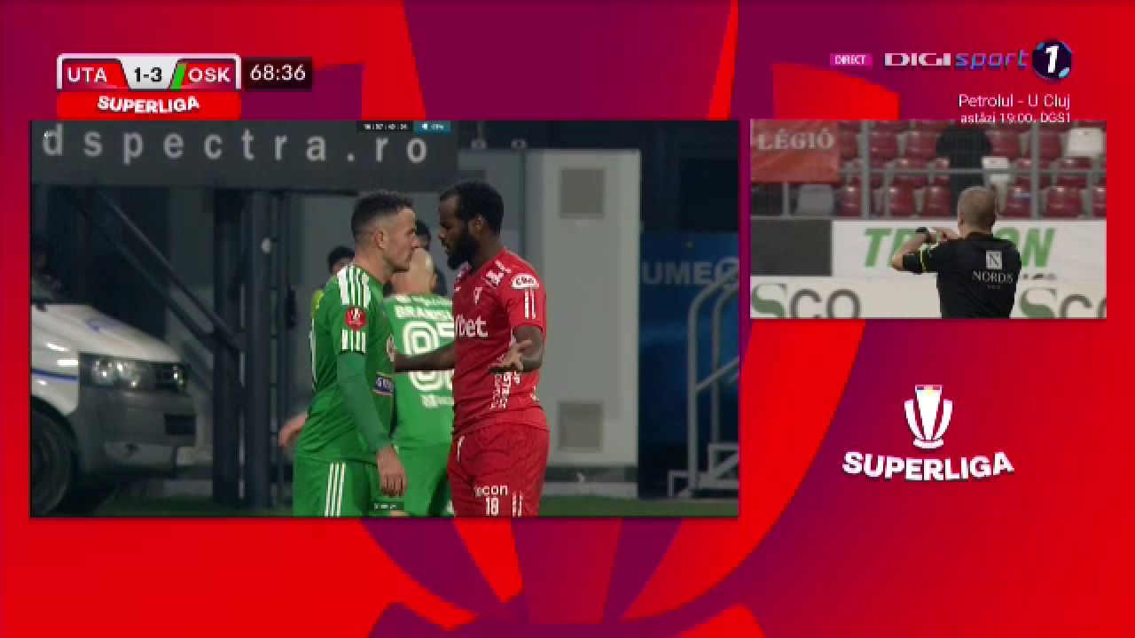 Gest oribil în UTA - Sepsi: Aly Abeid l-a scuipat pe Adnan Aganovic_1