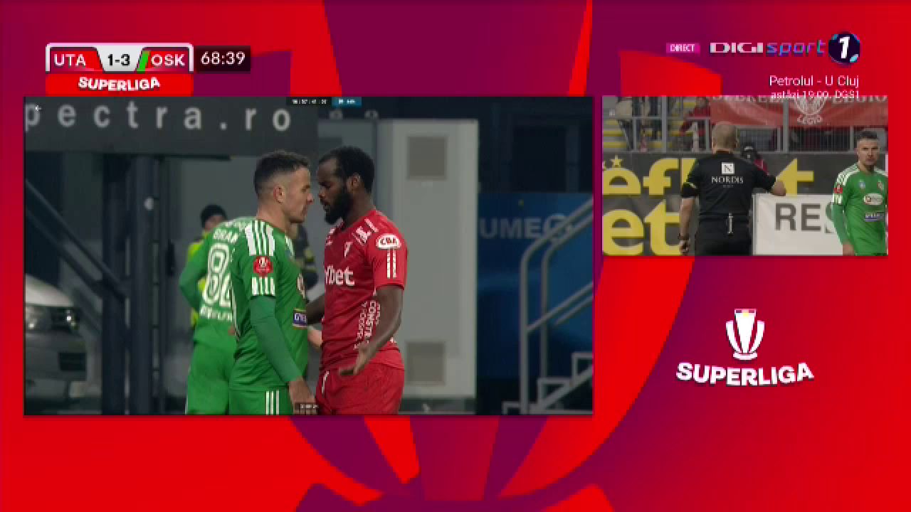 Gest oribil în UTA - Sepsi: Aly Abeid l-a scuipat pe Adnan Aganovic_2