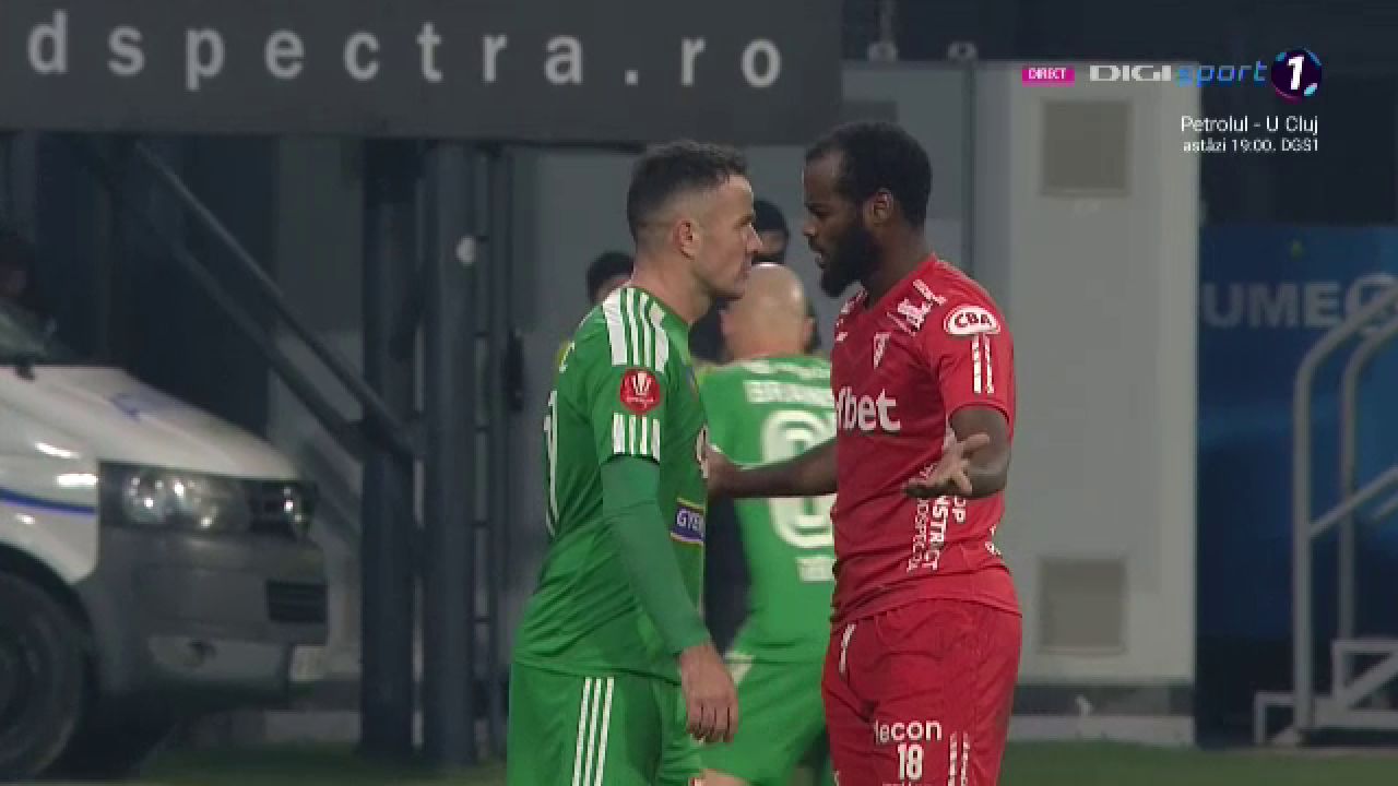 Gest oribil în UTA - Sepsi: Aly Abeid l-a scuipat pe Adnan Aganovic_7