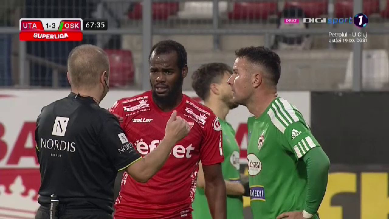 Gest oribil în UTA - Sepsi: Aly Abeid l-a scuipat pe Adnan Aganovic_16