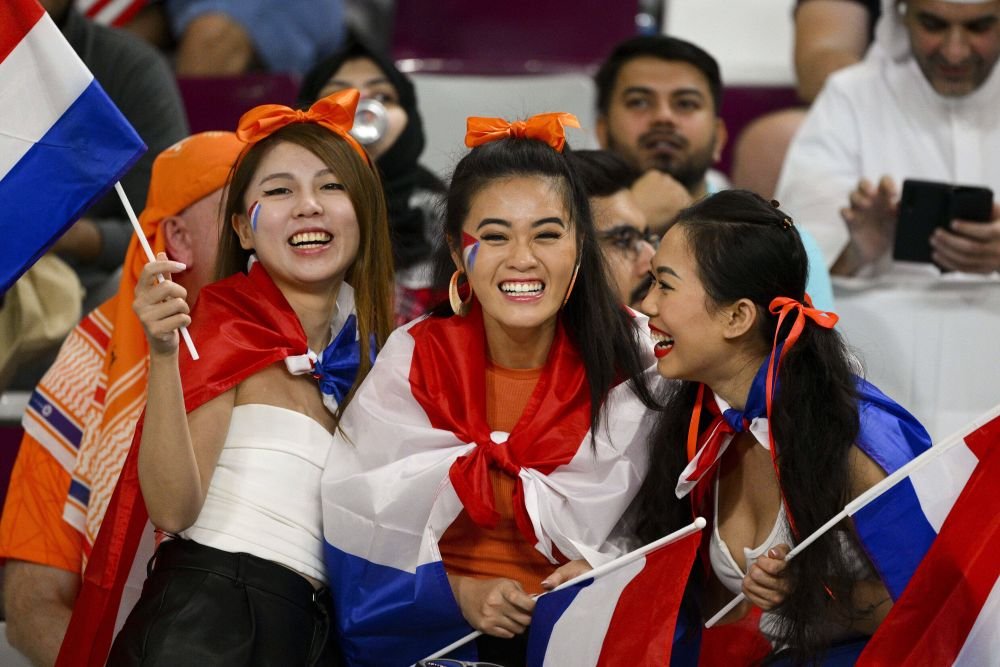 CM 2022 | Cele mai tari poze din Olanda - SUA! Cum s-au prezentat suporterii celor două naționale_8