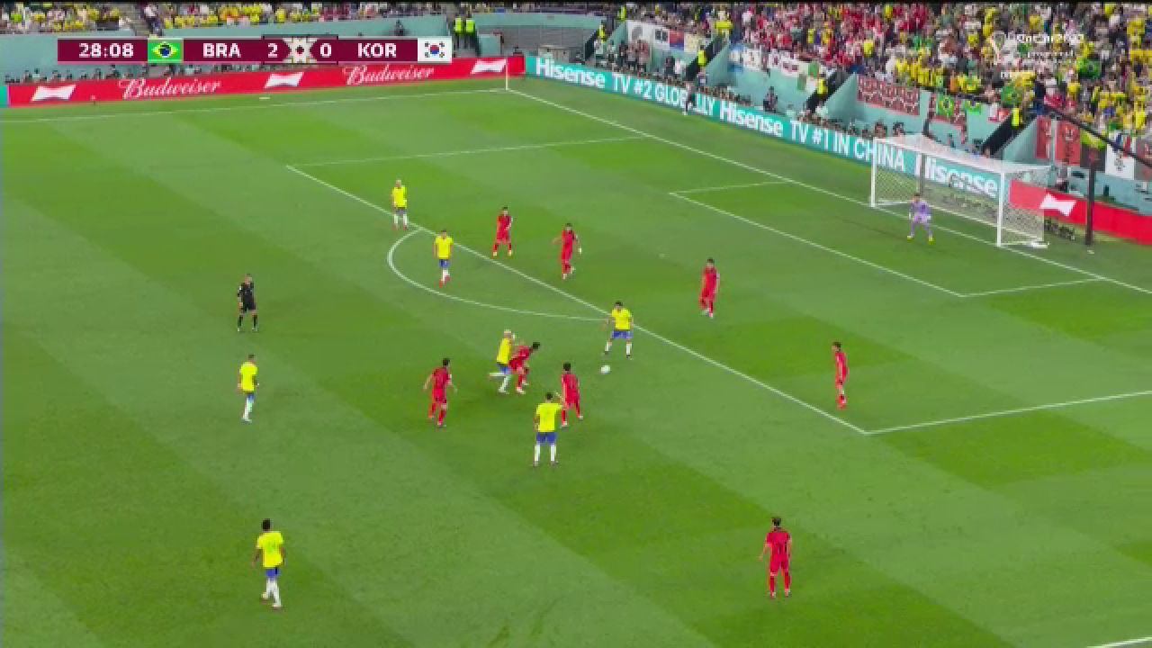 Ce preluare! Ce pasă! Ce execuție! Richarlison, fază de nota 10 în Brazilia - Coreea de Sud_7