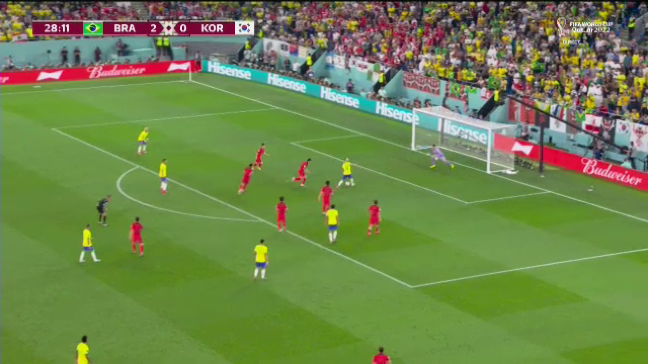 Ce preluare! Ce pasă! Ce execuție! Richarlison, fază de nota 10 în Brazilia - Coreea de Sud_12