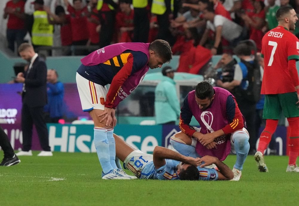 Imaginile tristeții! Cum au fost surprinși spaniolii după eliminarea șoc din optimile Mondialului_9