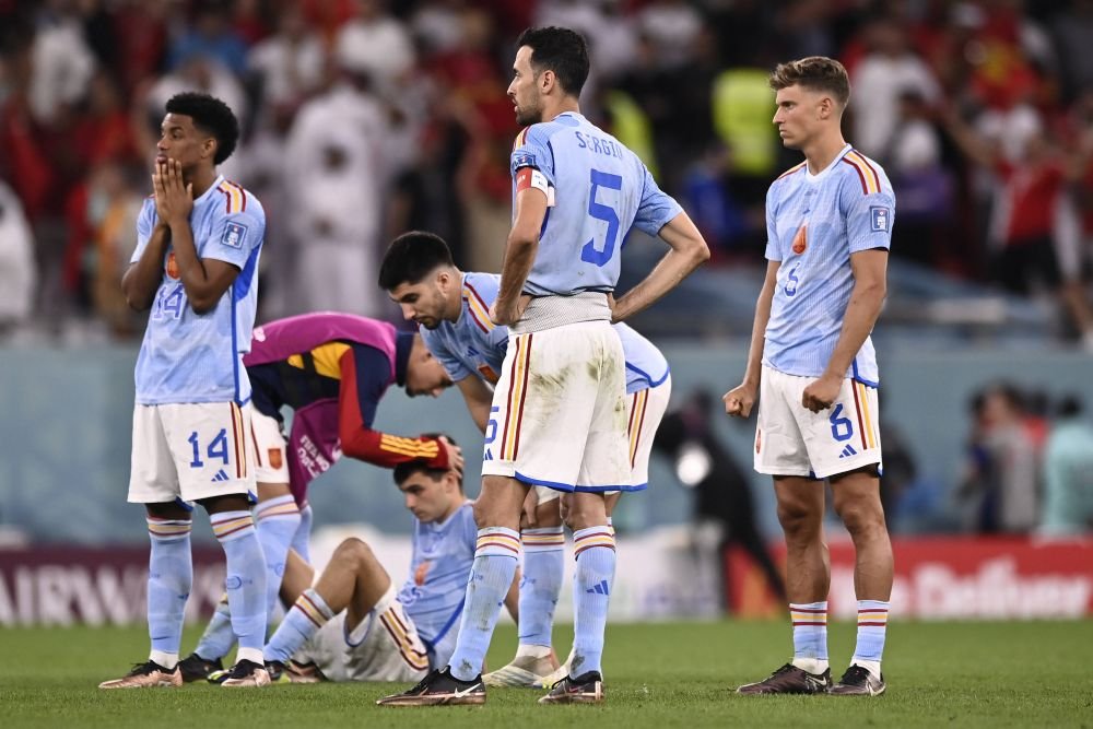 Imaginile tristeții! Cum au fost surprinși spaniolii după eliminarea șoc din optimile Mondialului_16