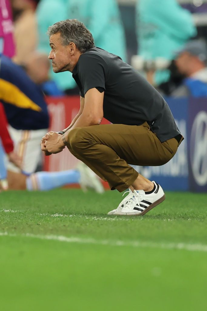 Reacția lui Luis Enrique după eliminarea Spaniei de la Mondial: 