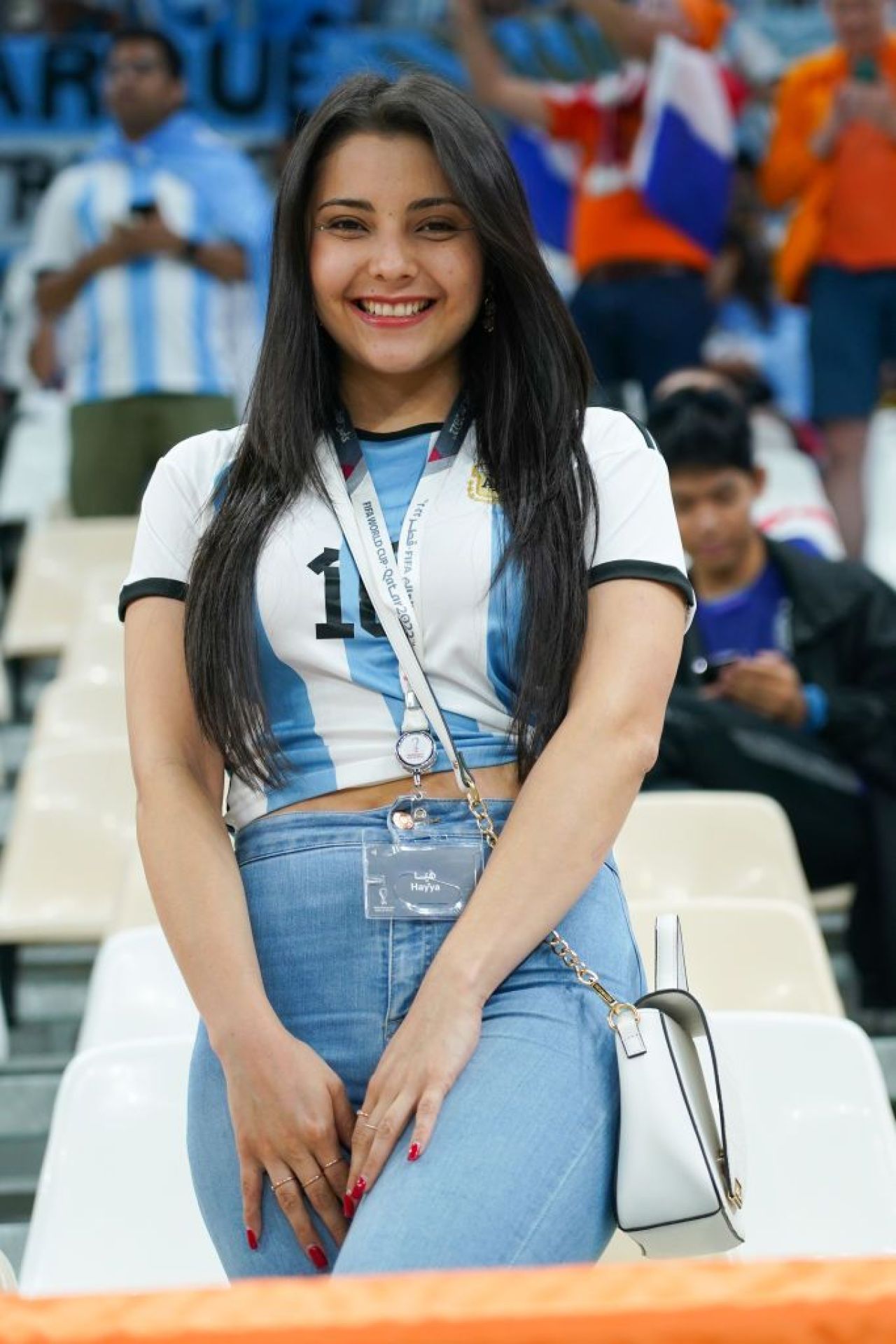 Rivalizează cu ”Miss Croația”! Argentiniencele au încins atmosfera la meciul cu Olanda_22