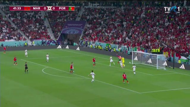 Sigur l-a făcut gelos pe CR7! En-Nesyri a înscris un gol magnific în Maroc - Portugalia, după ce s-a înălțat ca un vultur în fața lui Diogo Costa_12