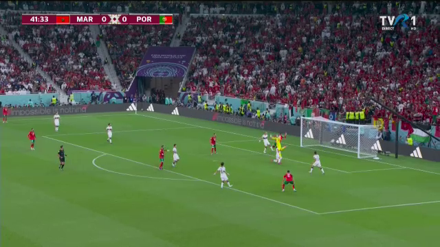 Sigur l-a făcut gelos pe CR7! En-Nesyri a înscris un gol magnific în Maroc - Portugalia, după ce s-a înălțat ca un vultur în fața lui Diogo Costa_14