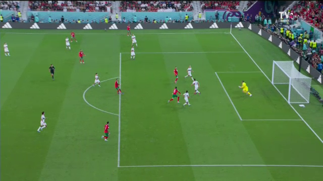 Sigur l-a făcut gelos pe CR7! En-Nesyri a înscris un gol magnific în Maroc - Portugalia, după ce s-a înălțat ca un vultur în fața lui Diogo Costa_30