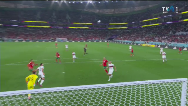 Sigur l-a făcut gelos pe CR7! En-Nesyri a înscris un gol magnific în Maroc - Portugalia, după ce s-a înălțat ca un vultur în fața lui Diogo Costa_42