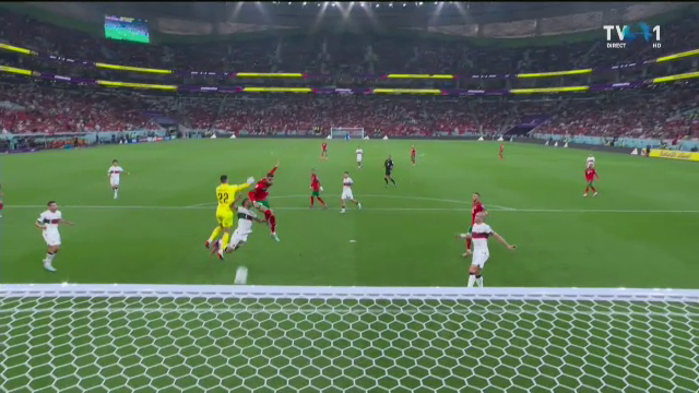 Sigur l-a făcut gelos pe CR7! En-Nesyri a înscris un gol magnific în Maroc - Portugalia, după ce s-a înălțat ca un vultur în fața lui Diogo Costa_45