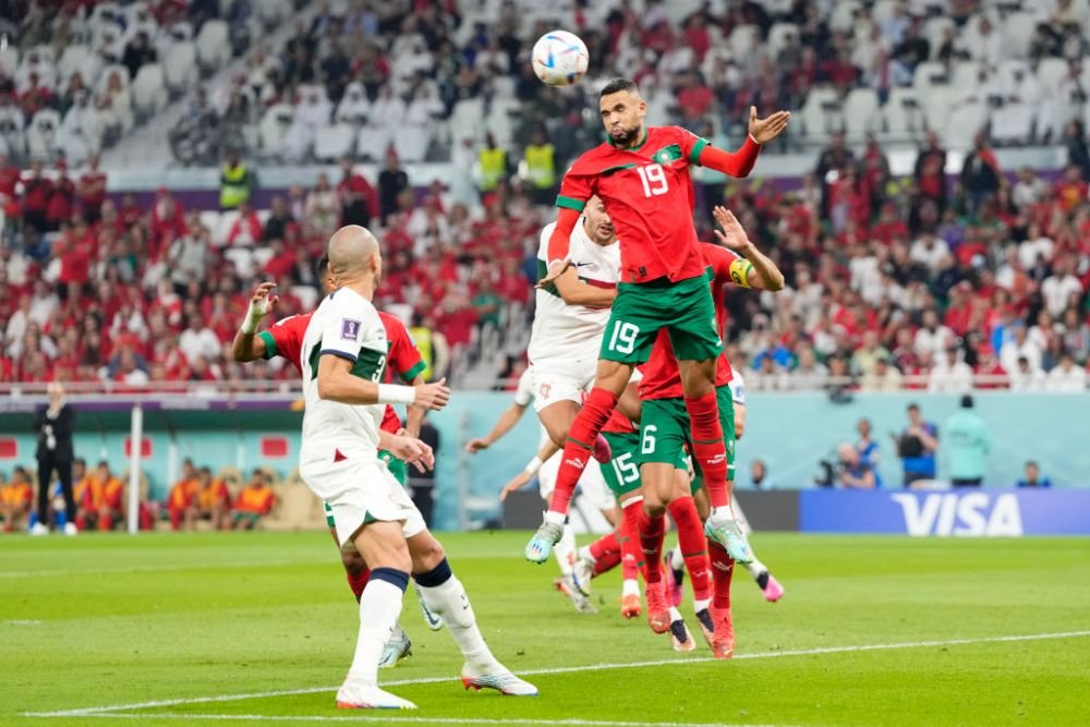 Recordul lui Cristiano Ronaldo, doborât la golul care a trimis Portugalia acasă. Cât s-a înălțat Youssef En-Nesyri la reușita sa_2