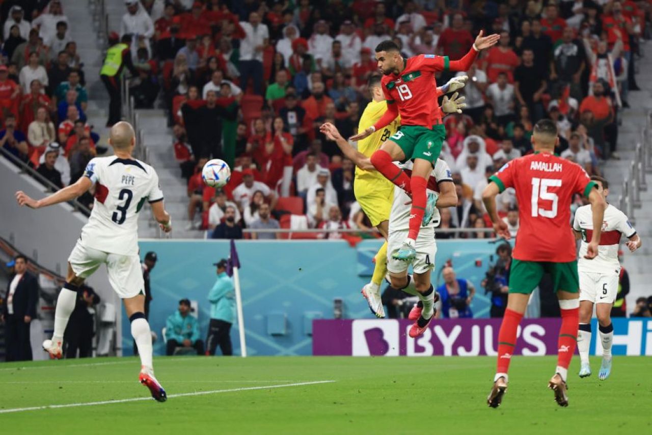 Recordul lui Cristiano Ronaldo, doborât la golul care a trimis Portugalia acasă. Cât s-a înălțat Youssef En-Nesyri la reușita sa_4