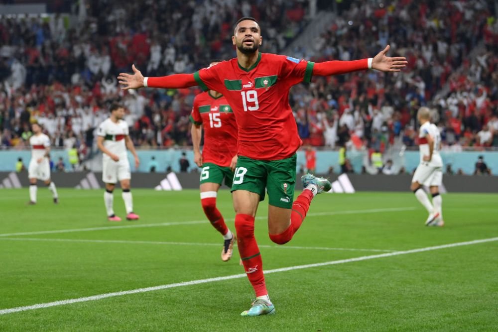 Recordul lui Cristiano Ronaldo, doborât la golul care a trimis Portugalia acasă. Cât s-a înălțat Youssef En-Nesyri la reușita sa_6