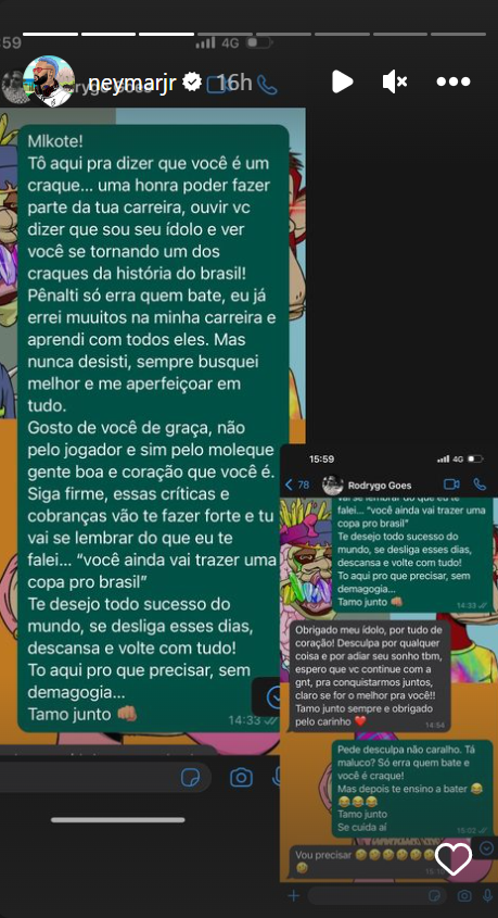 „Sunt mereu cu tine și te iubesc!” Neymar a făcut publice mesajele brazilienilor după ce au fost eliminați de la Cupa Mondială_3