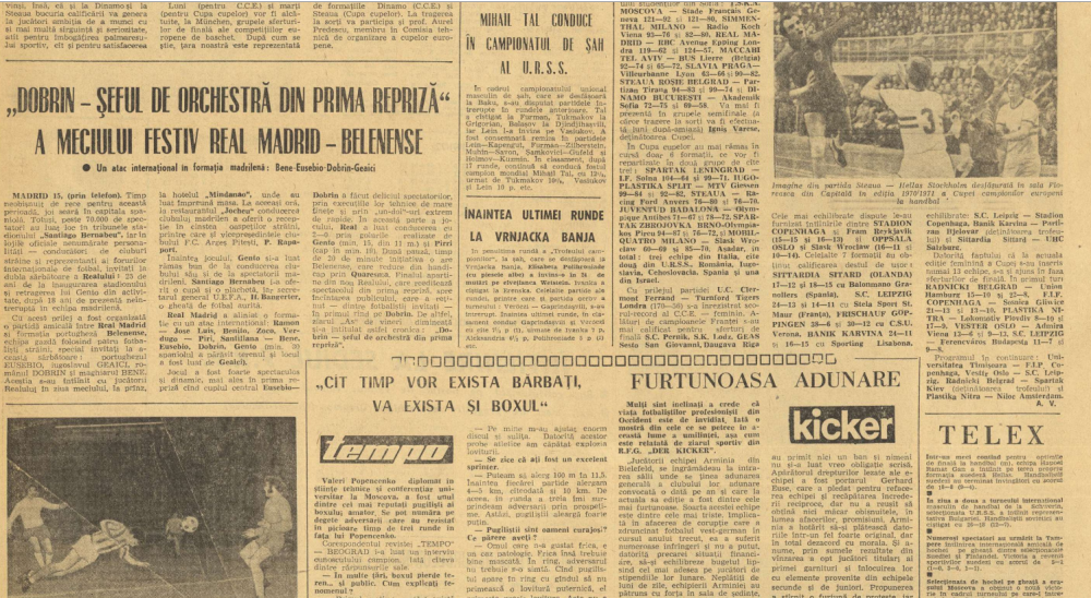 14 decembrie 1972, ziua în care marele Nicolae Dobrin a jucat singurul său meci pentru Real Madrid!_2