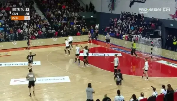 Gloria Bistrița - CSM București 23-31. Meciul a fost LIVE pe Pro Arena și VOYO