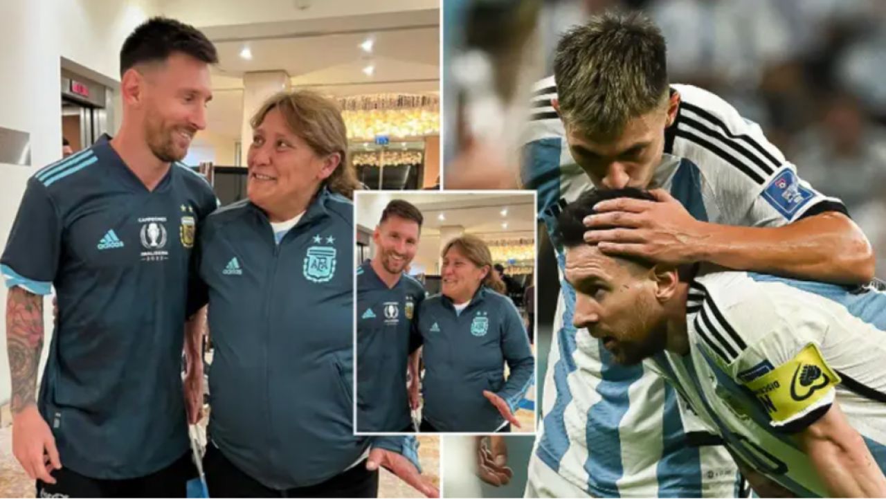 Reacția genială a mamei lui Lisandro Martinez când l-a întâlnit pe Lionel Messi _1