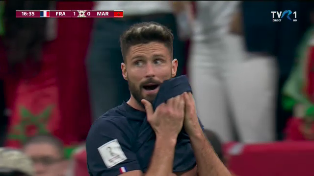 Nicio șansă nu le dă Olivier! Giroud, foarte aproape să speculeze o eroare din defensiva marocanilor_25