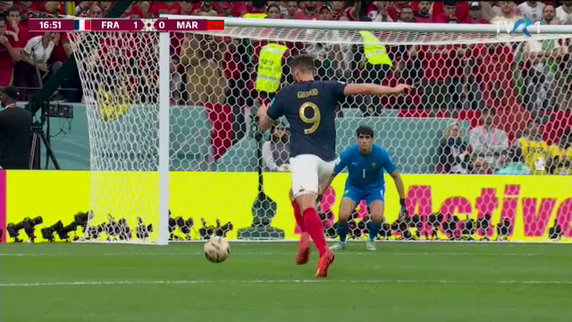 Nicio șansă nu le dă Olivier! Giroud, foarte aproape să speculeze o eroare din defensiva marocanilor_42