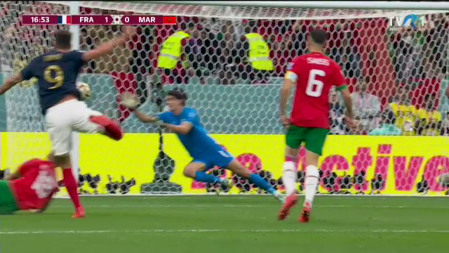 Nicio șansă nu le dă Olivier! Giroud, foarte aproape să speculeze o eroare din defensiva marocanilor_52