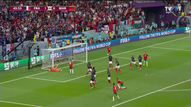 Ratare formidabilă în Franța - Maroc! El Yamiq a reluat dintr-o foarfecă splendidă, dar bara a fost cea care s-a opus golului_19