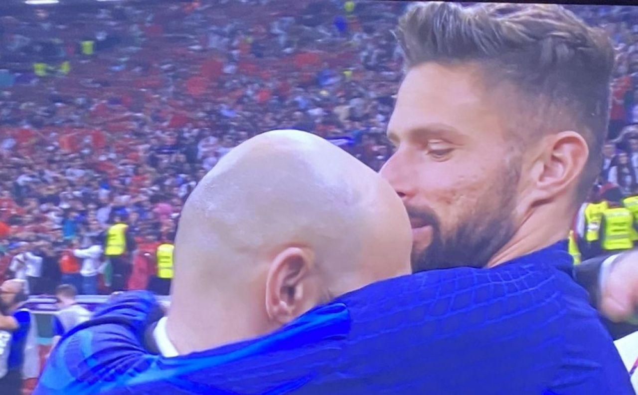 Gest de campion al lui Olivier Giroud! La cine s-a dus după ce Franța s-a calificat în finală_1