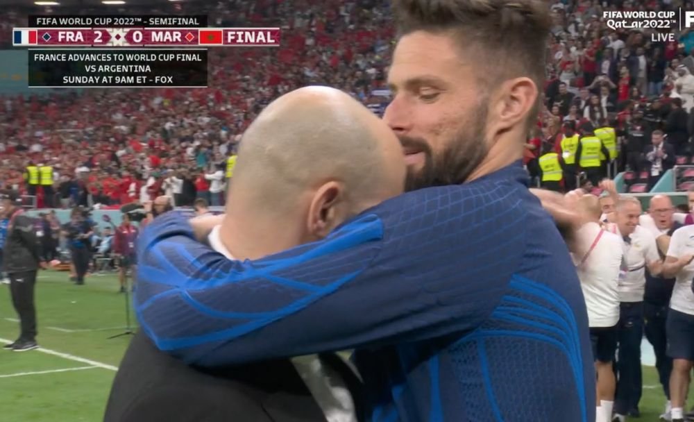 Gest de campion al lui Olivier Giroud! La cine s-a dus după ce Franța s-a calificat în finală_3
