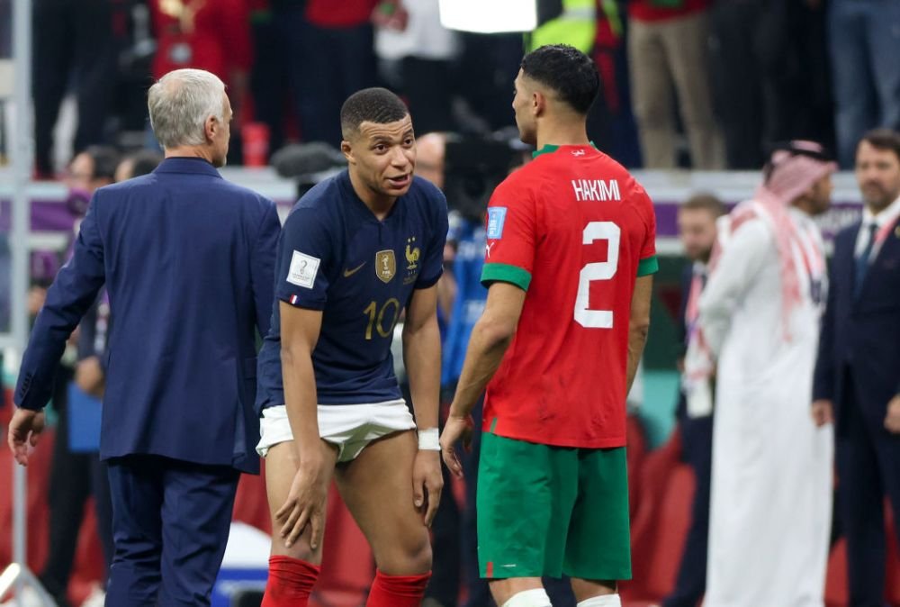 „Ați făcut istorie!” Mesajul emoționant al lui Kylian Mbappe pentru Achraf Hakimi după ce Franța a trecut de Maroc _6