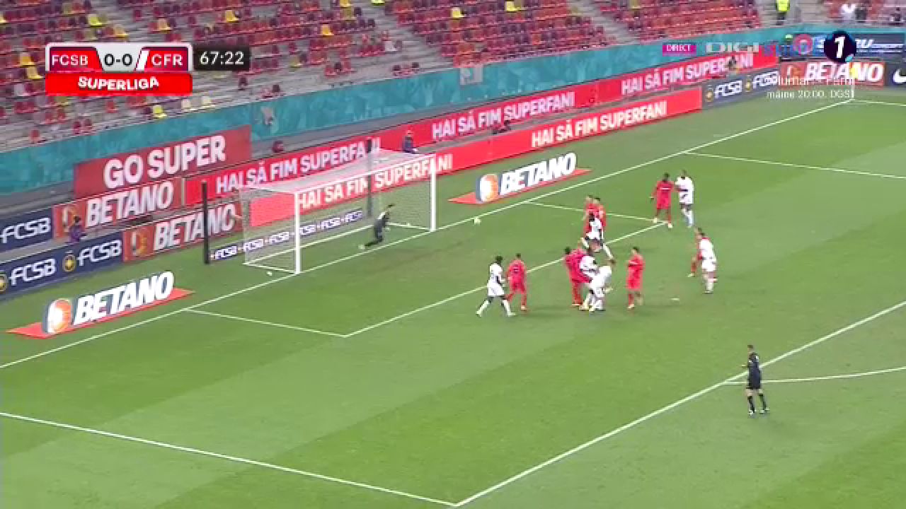 Andrei Vlad, intervenție spectaculoasă în FCSB - CFR Cluj! Cum și-a ”salvat” echipa de la un gol ca și făcut_3