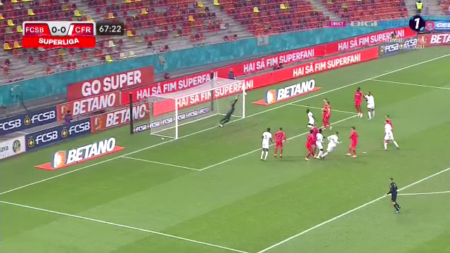 Andrei Vlad, intervenție spectaculoasă în FCSB - CFR Cluj! Cum și-a ”salvat” echipa de la un gol ca și făcut_4