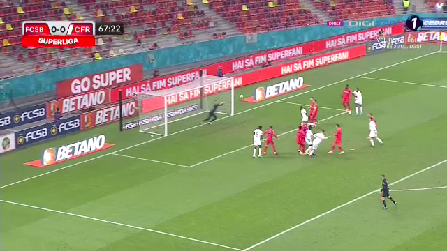 Andrei Vlad, intervenție spectaculoasă în FCSB - CFR Cluj! Cum și-a ”salvat” echipa de la un gol ca și făcut_7