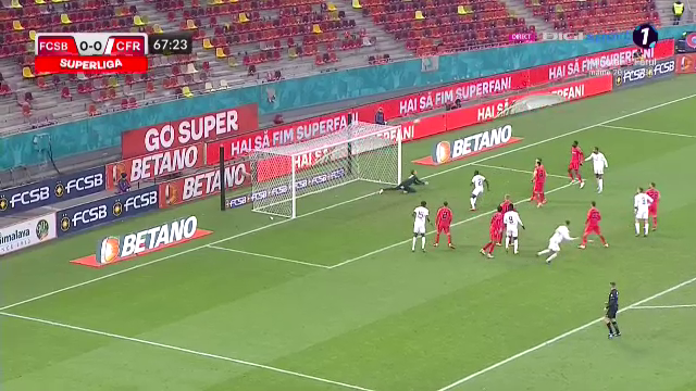 Andrei Vlad, intervenție spectaculoasă în FCSB - CFR Cluj! Cum și-a ”salvat” echipa de la un gol ca și făcut_9