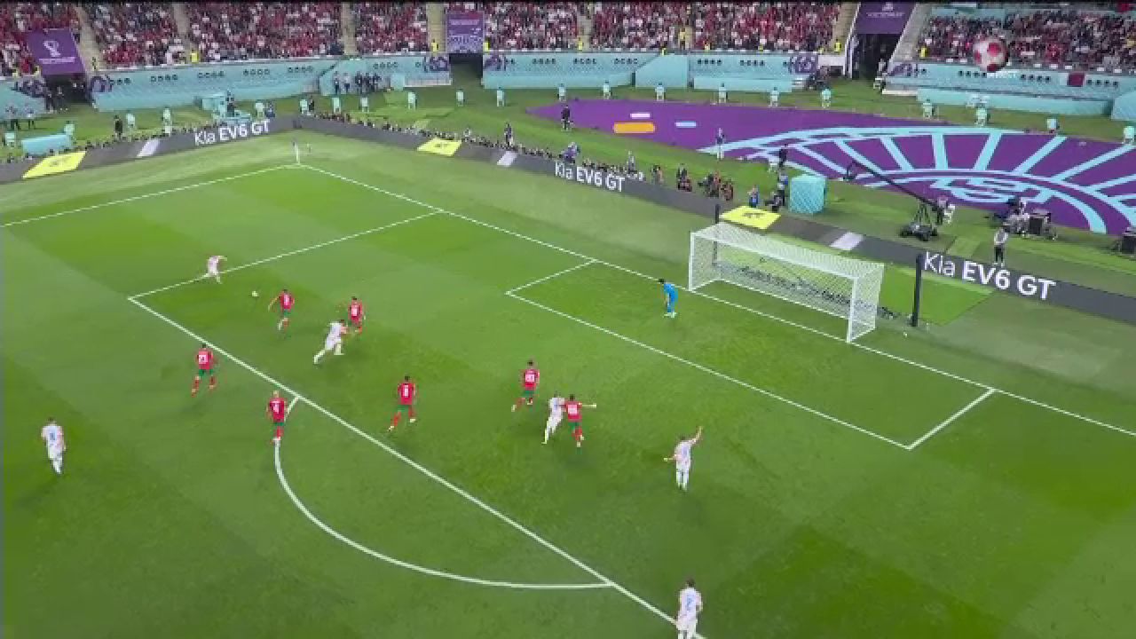 Ce reușită! Orsic a șutat excepțional în Croația - Maroc și a înscris un supergol_23