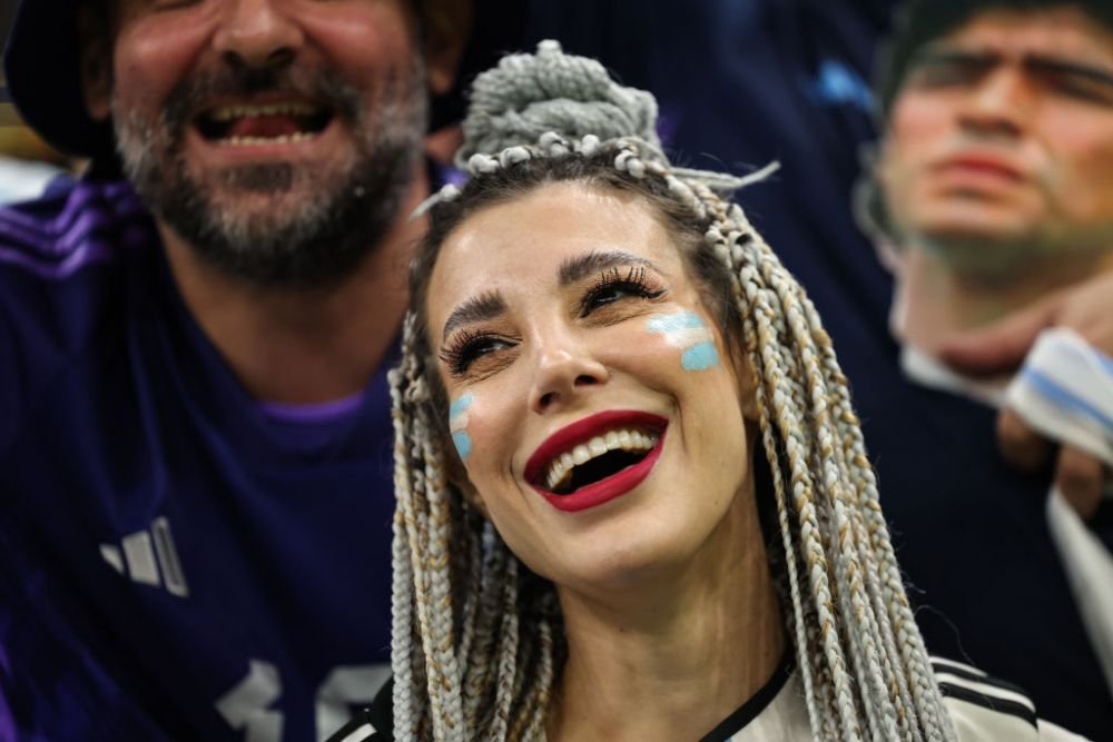 Argentiniencele au făcut show în tribune, înainte de finala Cupei Mondiale cu Franța_4
