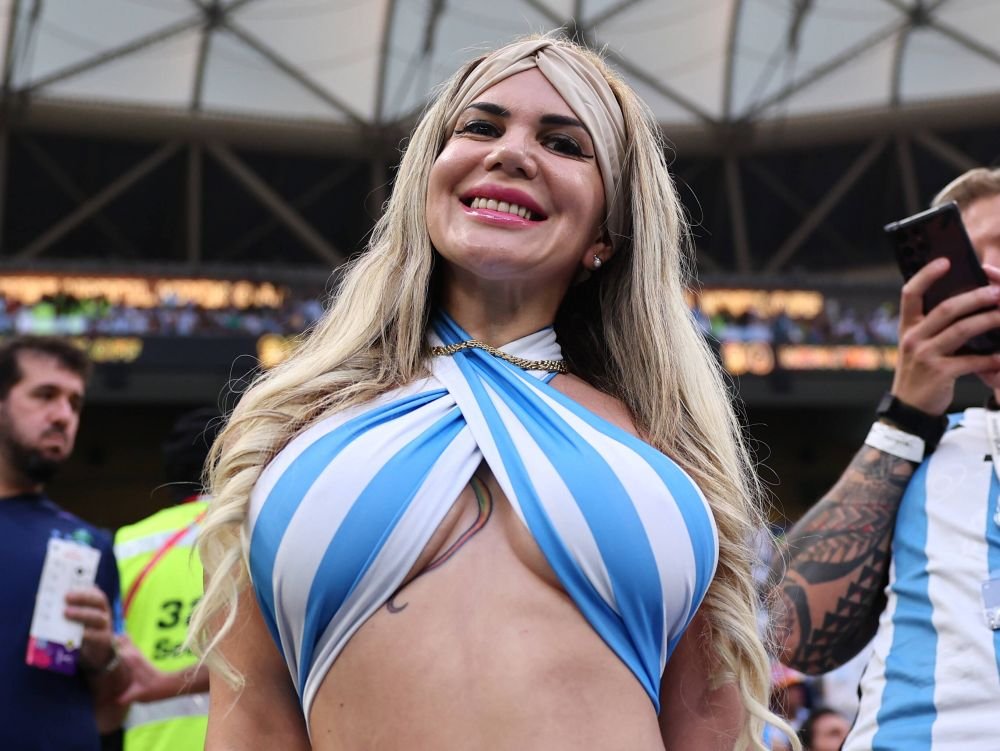 Argentiniencele au făcut show în tribune, înainte de finala Cupei Mondiale cu Franța_20