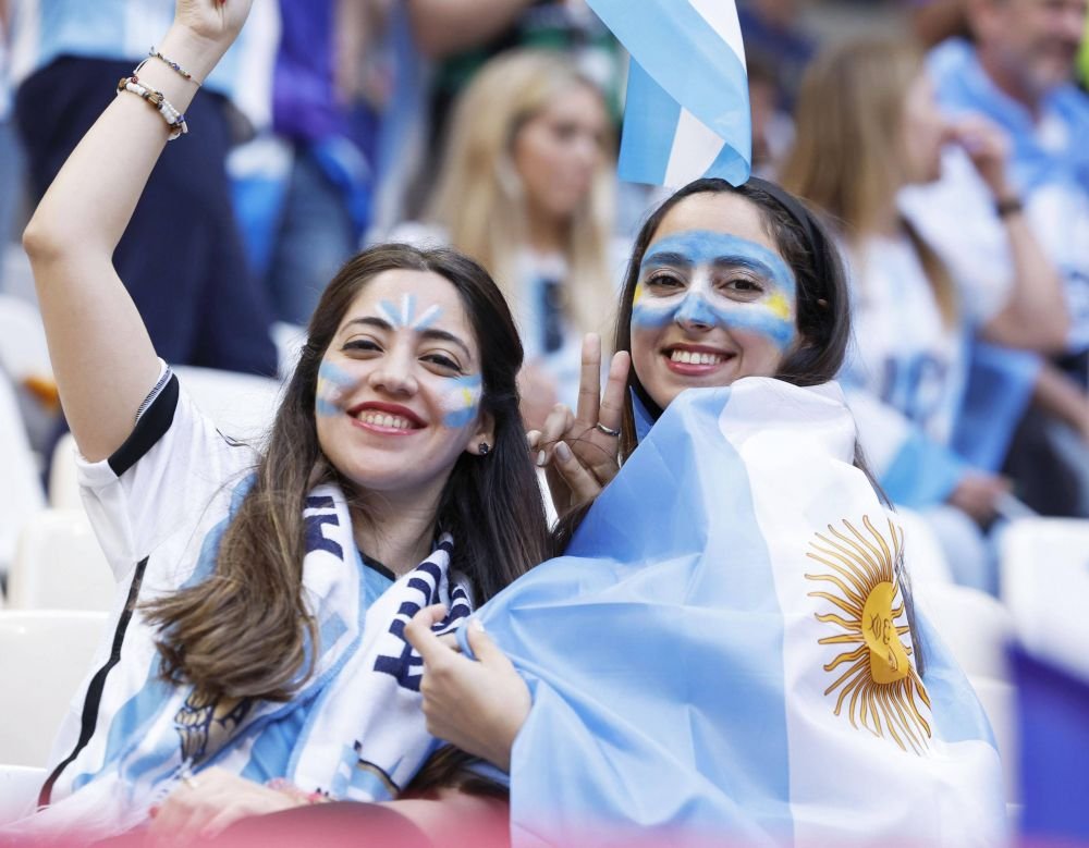 Argentiniencele au făcut show în tribune, înainte de finala Cupei Mondiale cu Franța_21