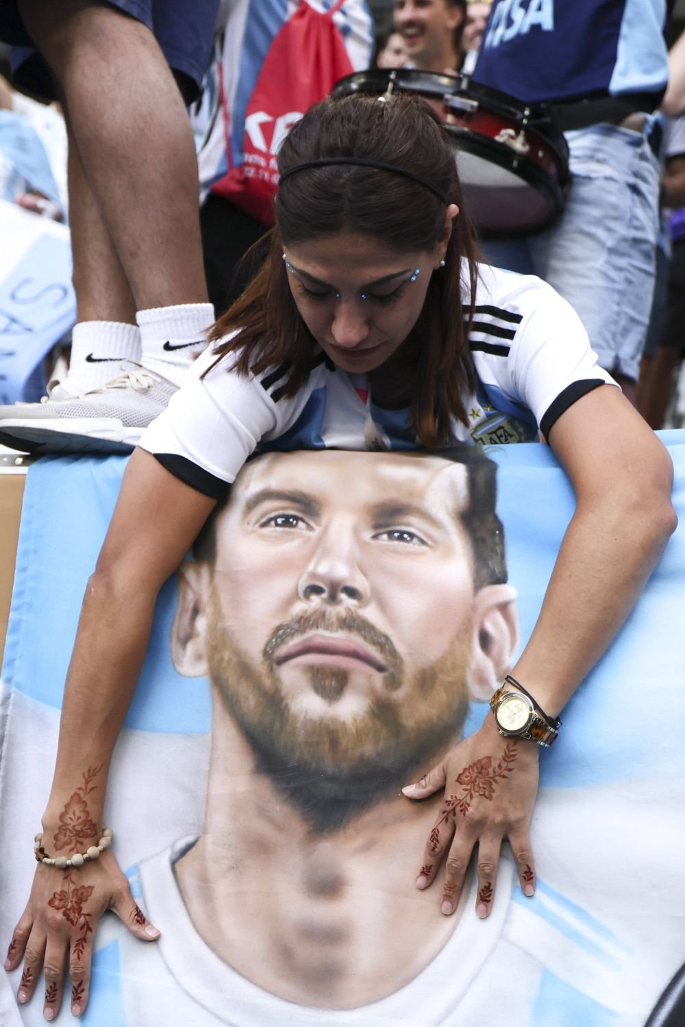 Argentiniencele au făcut show în tribune, înainte de finala Cupei Mondiale cu Franța_22