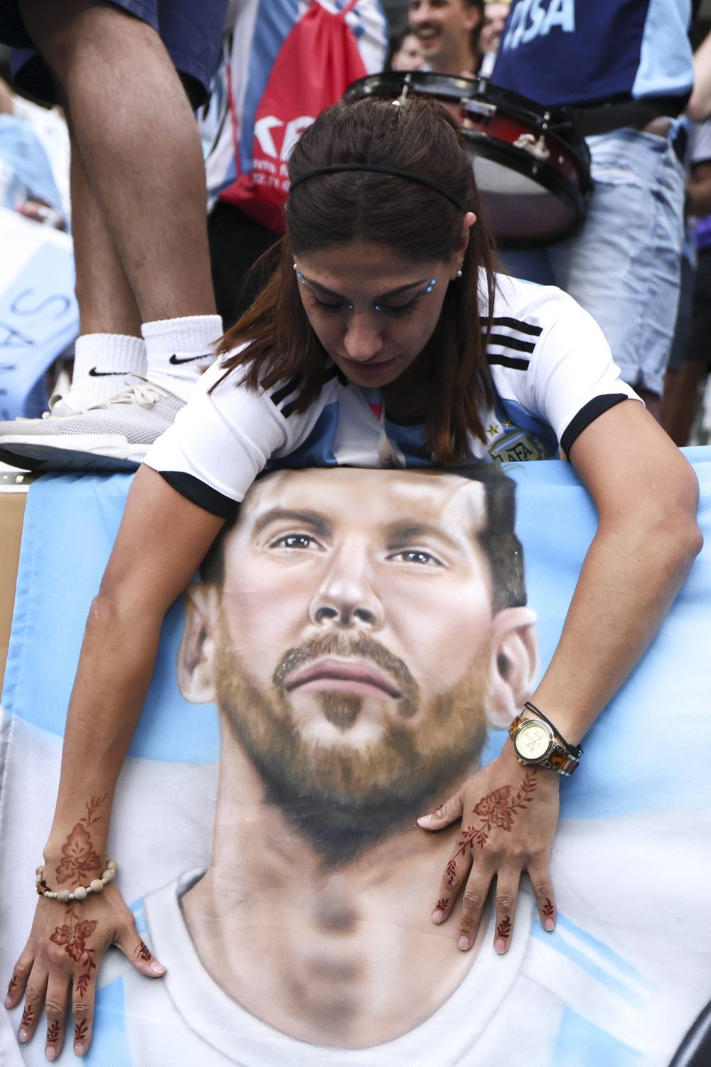 Argentiniencele au făcut show în tribune, înainte de finala Cupei Mondiale cu Franța_22