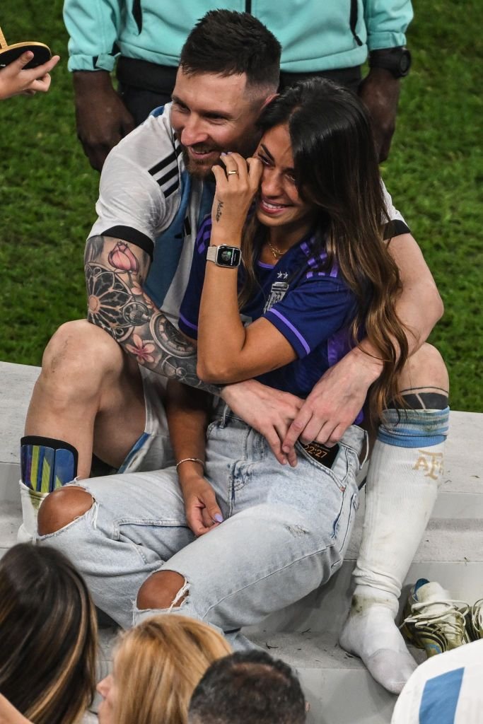 Lionel Messi s-a bucurat alături de familie pentru câștigarea titlului mondial. Imagini de senzație, direct de pe gazon_21