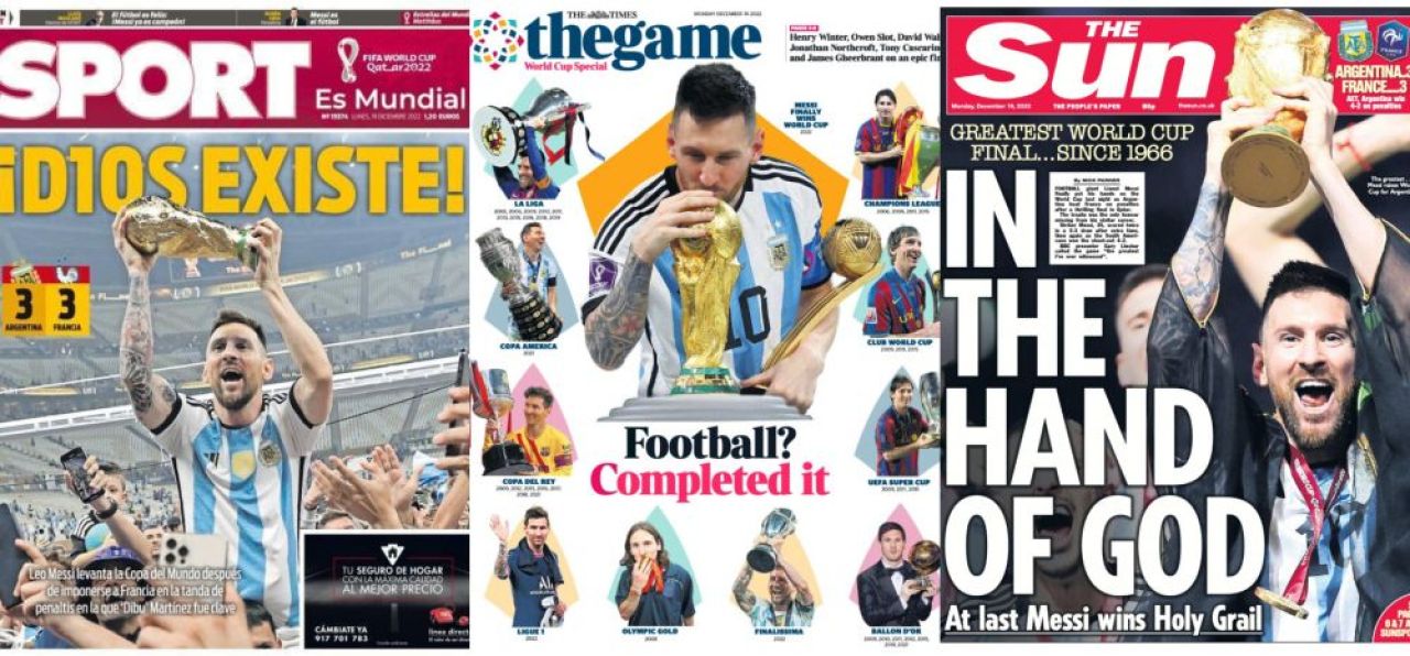 Leo Messi, pe prima pagină a ziarelor lumii:
