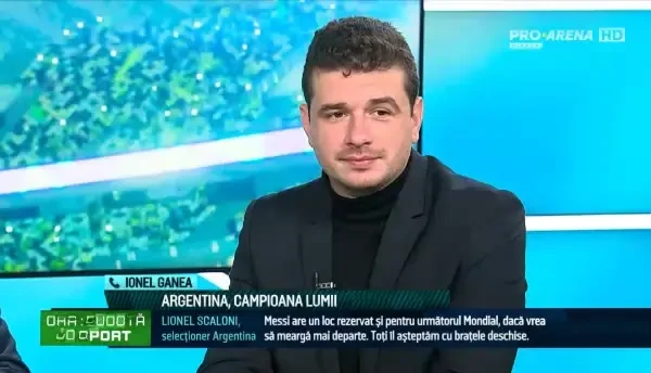 Ionel Ganea, despre finala Campionatului Mondial, în direct la Ora Exactă în Sport (19/12/2022)