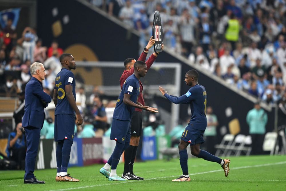 Motivul pentru care Olivier Giroud și Ousmane Dembele au fost schimbați în minutul 41 în finala Campionatului Mondial _4